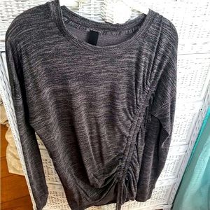 BOBI SIDE RUCHED SPACE DIE TUNIC